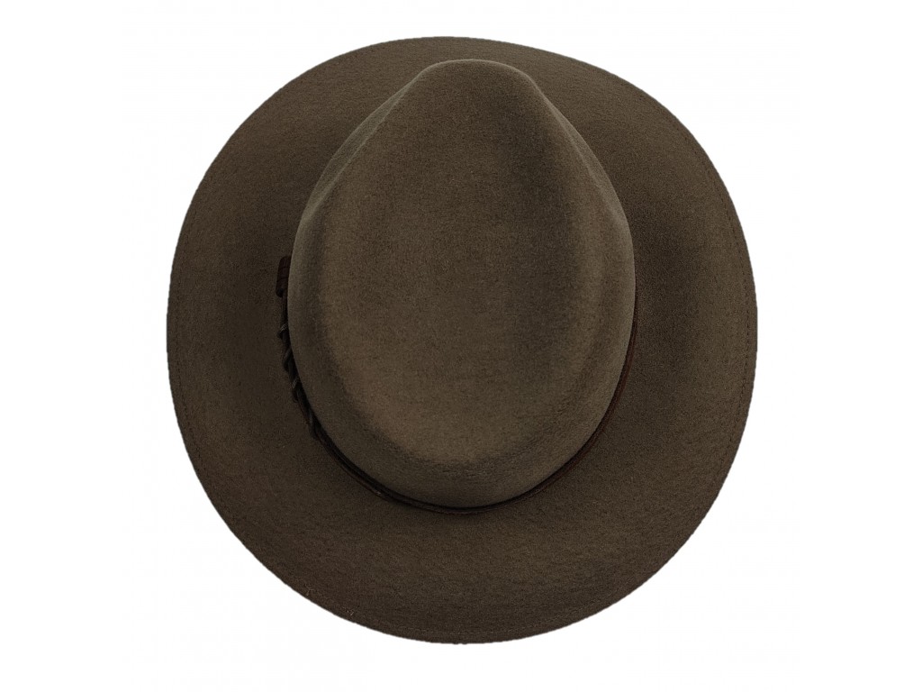 Sombrero de lana color topo Talla 60 Color 142-TOPO