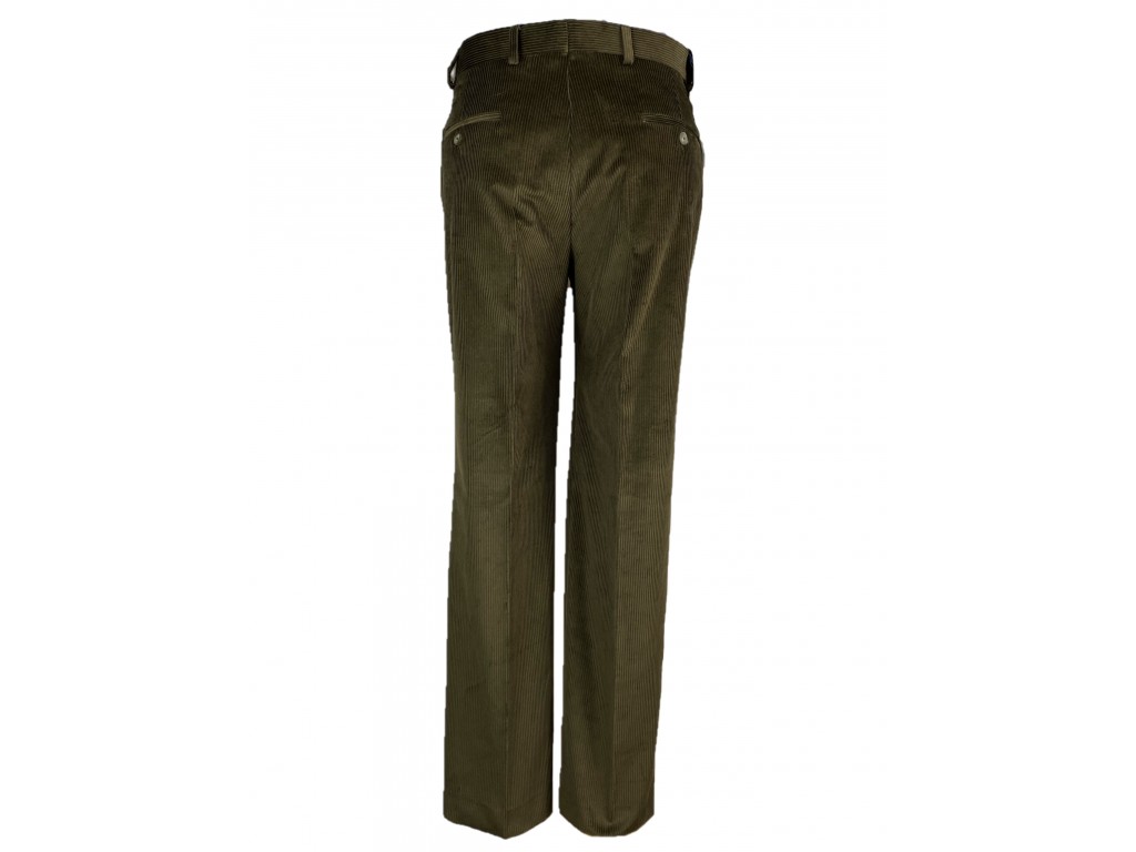 Pantalón pana hombre verde claro Talla 48 Color 614-VERDE CAZA